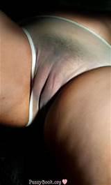 Net Panties Between Vulva Lips Nude Female Photo