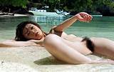 Dripping Wet Naturally Bushy Pussy Asian Nudist