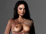 Mila Kunis naked sexy nude hot breast hairy pussy