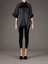 Givenchy Pussy Bow Blouse in Black