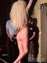 Lady Gaga Gets Full Nude On Stage And Shows Hot Ass! Celebrity Topless