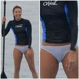 Eva Longoria: wet bikini ass in Malibu (july 2012)