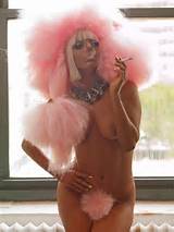 breasts lady_gaga nipples nude photo pussy sexy smoking wigs