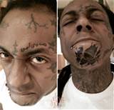 Lil Wayne Gets An Eye & Arabic Text Tattooed On His Face