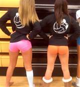 Volleyball girls wearing tight shorts are so awesome to watch!