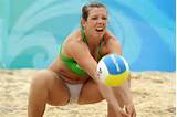 Women's beach volley voyeur shots