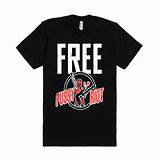 Free Pussy Riot (on dark shirt)