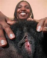 Hairy black pussy from Ghana, Africa