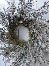 Pussy Willow Wreath Natural Wreath Easter Wreath Spring and Summer ...