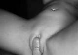Jerking off cock with my small shaved pussy