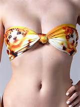 Pretty Pussy Bandeau Bikini Gugu And Miss