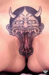 Tattooed pussy and cock